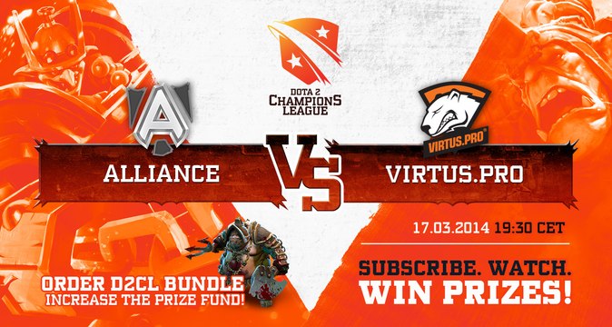 The Alliance vs VirtusPro Game 2 - DOTA 2 Champions League Playoffs QF TobiWan & Capitalist