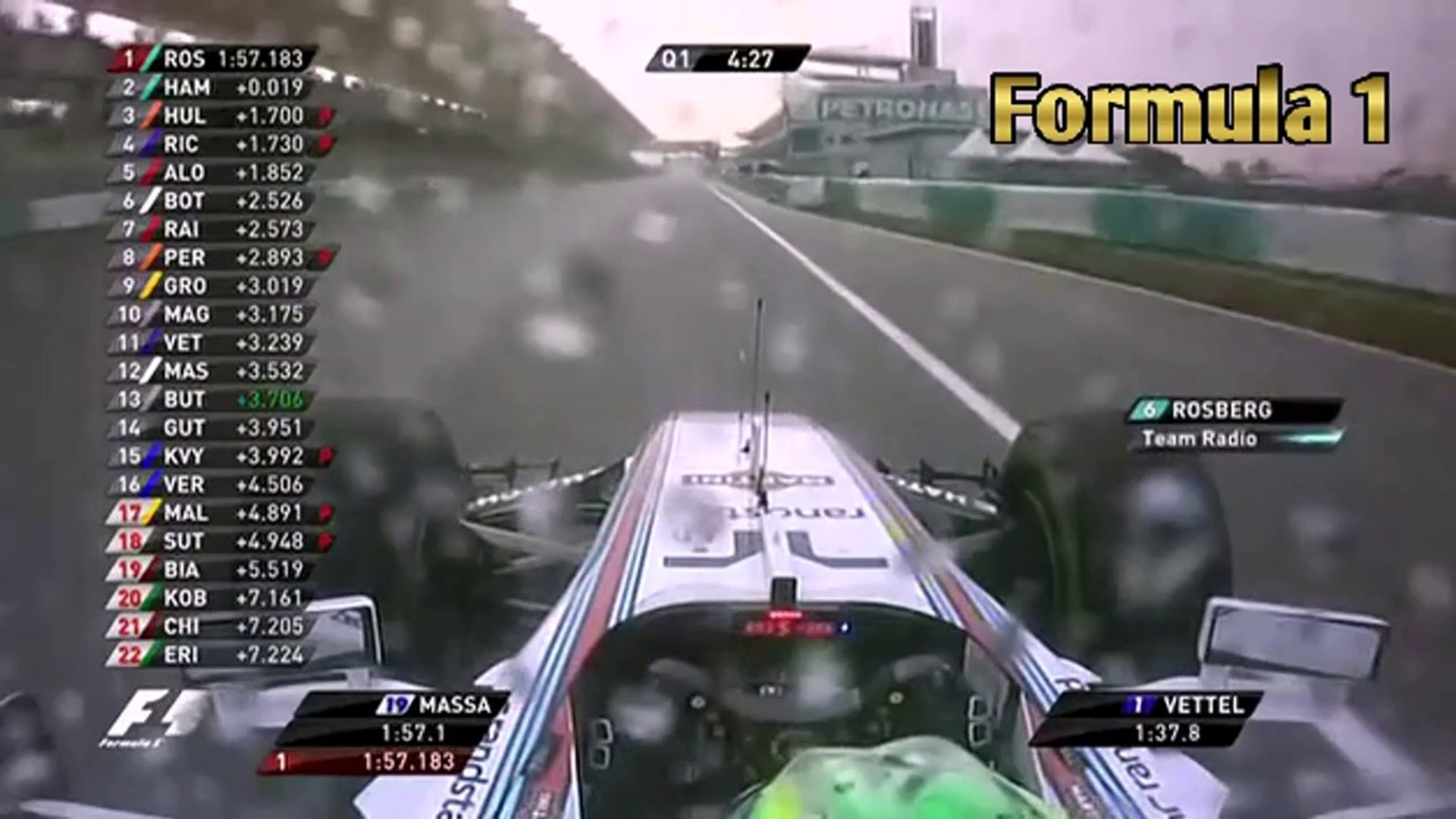 Formula 1 - Malaysian Grand Prix - Qualifying Q1 29-03-2014