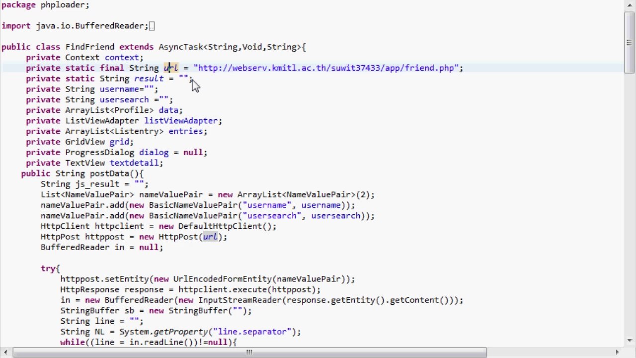 Help Me Android Application Project Explain Part4