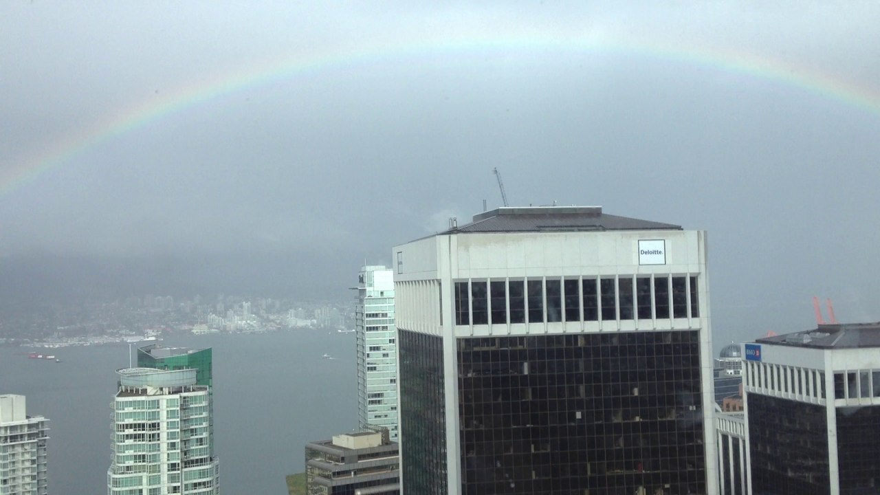 Rainbow In Vancouver 2014