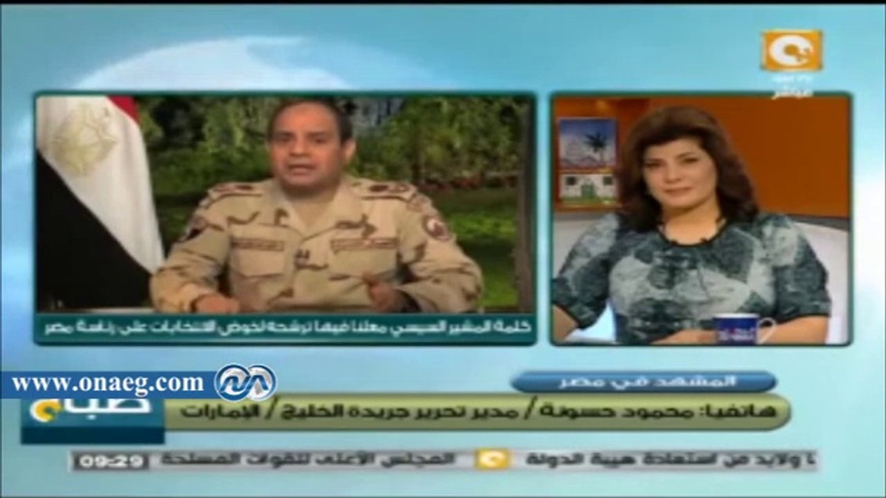 مدير تحرير "جريدة الخليج": السيسي لم يخيِّب آمال المصريين