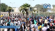 شاهد .. مسيرة الطلاب من مؤيدي الإخوان خارج أسوار جامعة القاهرة