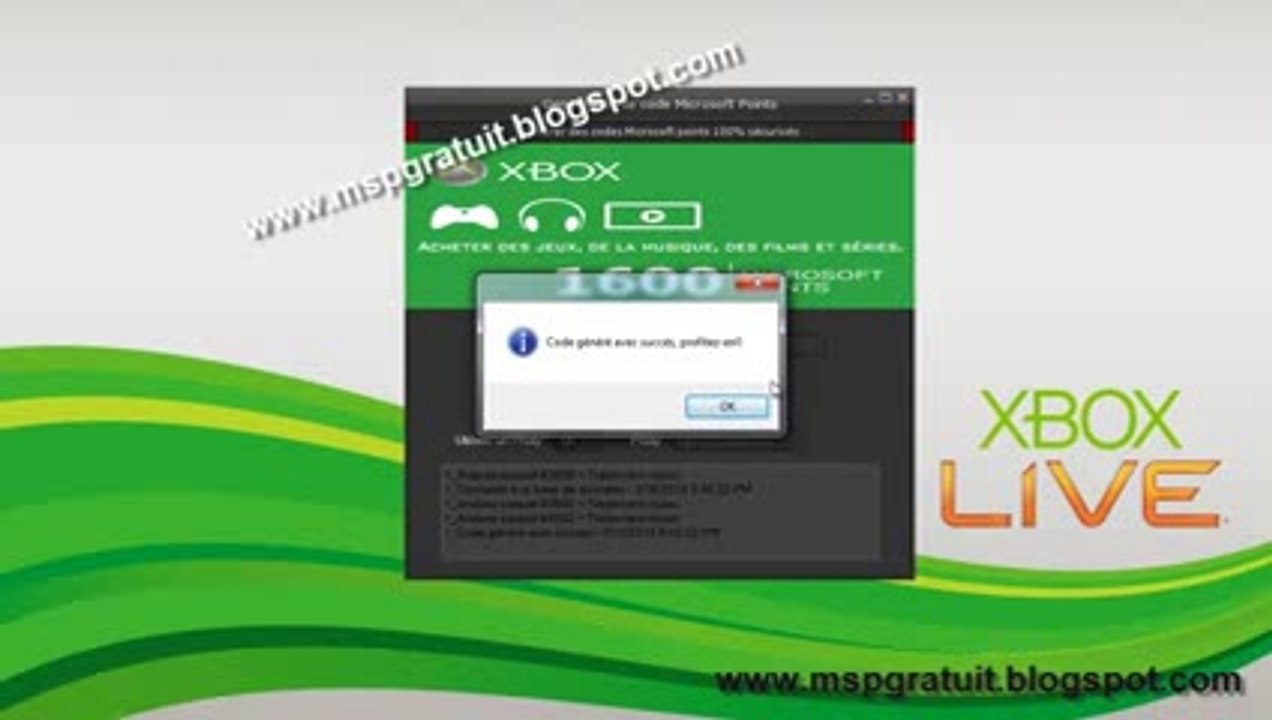 Comment avoir des Microsoft Point Gratuit - Générateur de Microsoft Points - Mars 2014 - FR