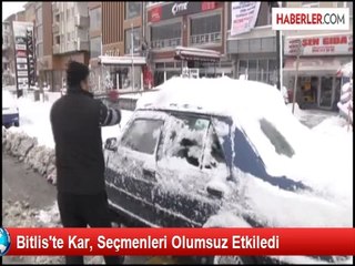 Bitlis'te Kar, Seçmenleri Olumsuz Etkiledi