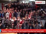 Beşiktaş 2. Başkanı Ahmet Nur Çebi Karabük Üniversitesi'nde Panele Katıldı