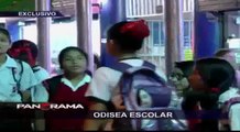 Odisea escolar: el martirio diario de los estudiantes en el transporte público