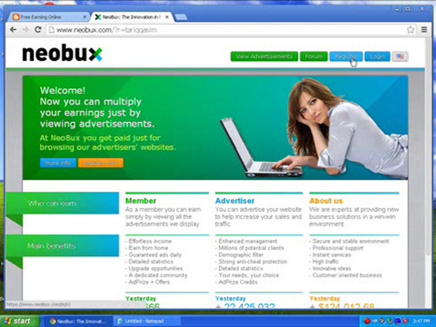 How to make Neobux Account in Urdu