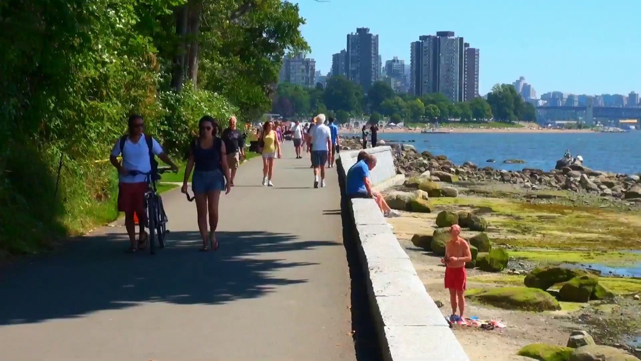 Seawall and Second Beach.