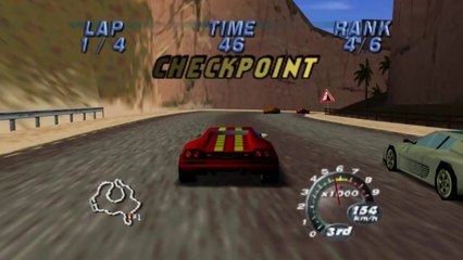 Automobili Lamborghini HD on Project64 Emulator (Widescreen Hack)