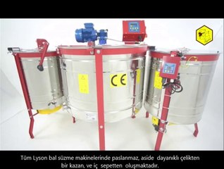 Bal Süzme Makineleri Genel Özellikleri - General Features of Honey Extractors