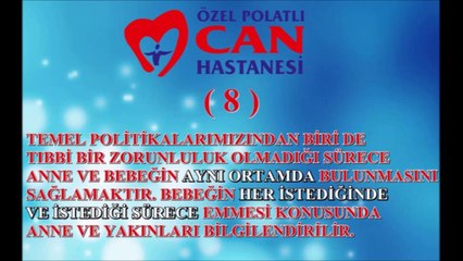 Özel Polatlı Can Hastanesi Anne Sütü ve Emzirme Politikası - 2014