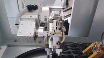 Goodway CNC lathe loading with robot