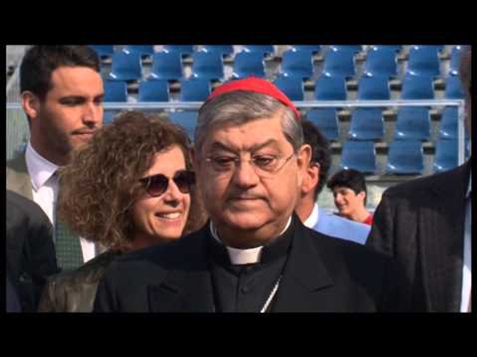Napoli - Sepe inaugura campo tennis Coppa Davis -live- (30.03.14)