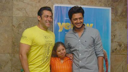 Salman Khan At the screening of Riteish Deshmukh's Yellow