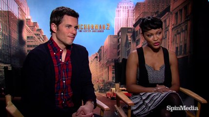 Meagan Good & James Marsden Talk Anchorman 2: The Legend Continues
