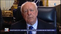 Jean-Claude Gaudin s'énerve contre les journalistes qui ne 