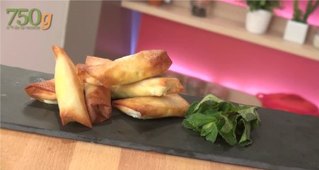 Recette de Brick au chèvre et à la menthe - 750 Grammes
