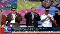 Venezuela: ministro Educación Universitaria se reúne con estudiantes