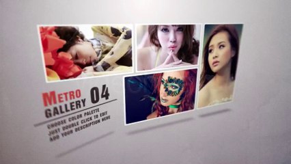 Metro Gallery - After Effects Template