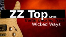 ZZ Top Style Rock Backing Track for Guitar in B Minor - Wicked Ways