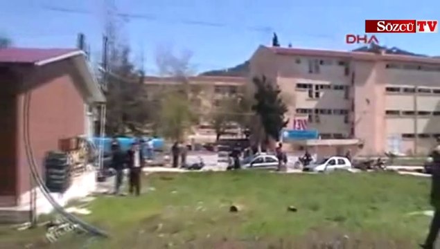 Camiye top mermisi düştü: 1 yaralı