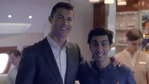 Quand  Cristiano Ronaldo et Pelé font la pub pour Emirates