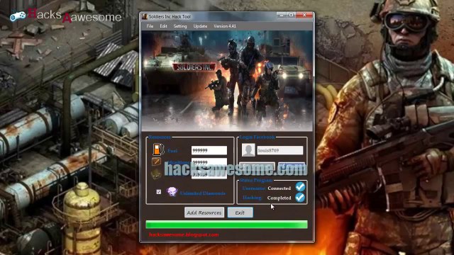 Telecharger Soldiers Inc Hack Tool gratuit