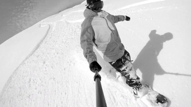 Nice snowboard actions filmed at Cauterets' park with a GoPro