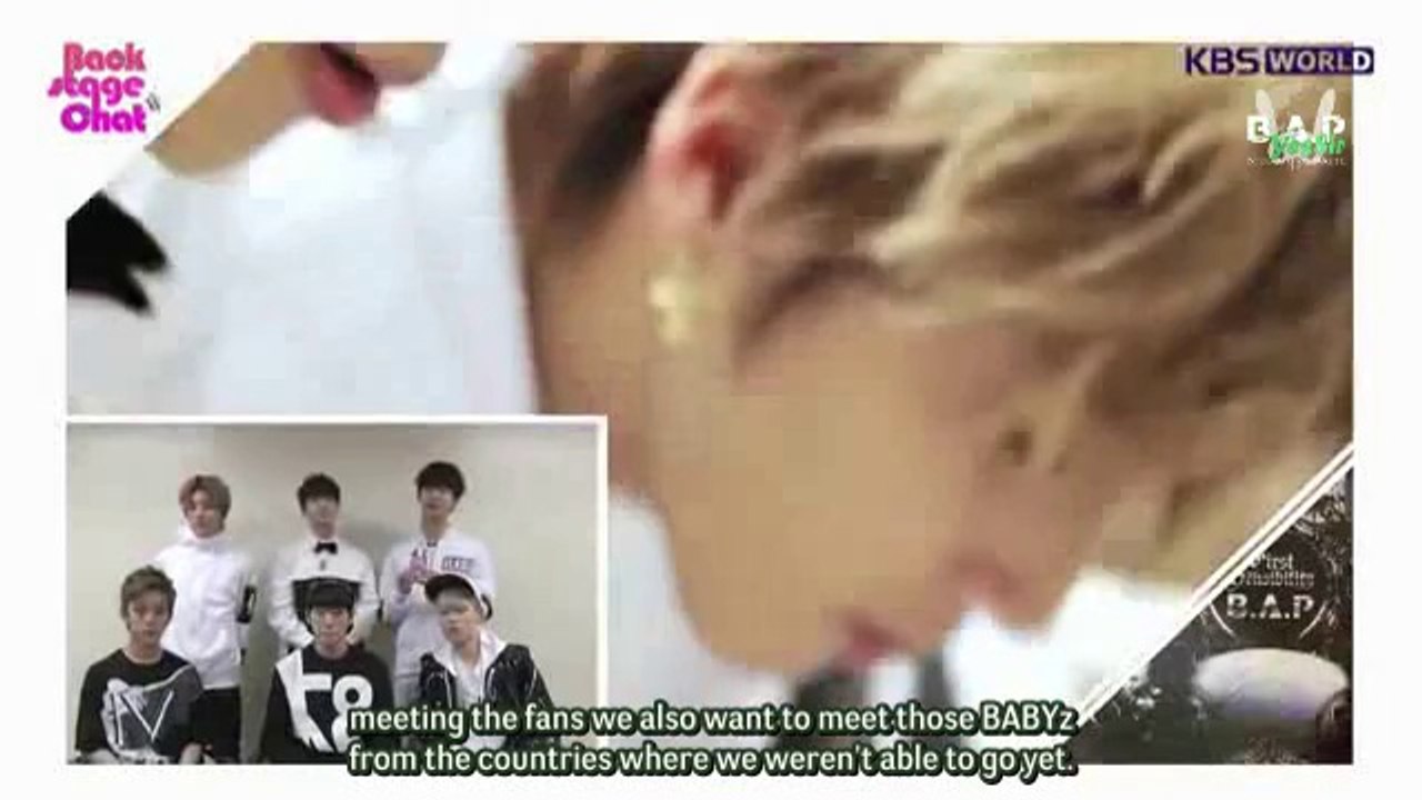 [ENG SUB] 140321 KBS World Backstage Chat Episode 33 with B.A.P