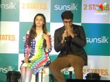 Arjun Kapoor & Alia Bhatt at Sunsilk's New Product Launch | 2 States Collaboration