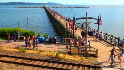 Along the Boardwalk in White Rock.