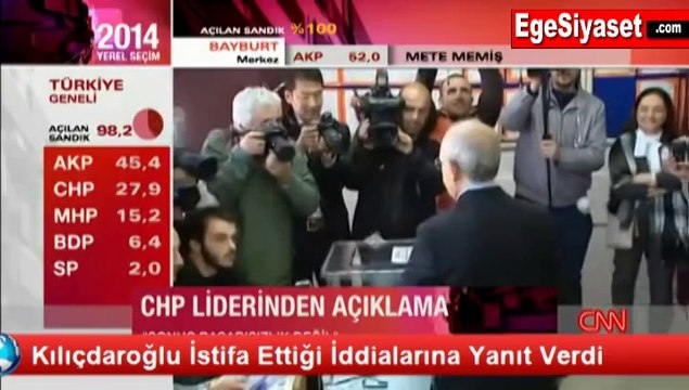 Kılıçdaroğlu İstifa Ettiği İddialarına Yanıt Verdi