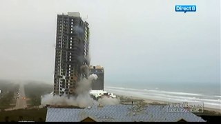 Ocean Tower Implosion - Different cam angles (Blowdown / Démolisseurs de l'extrême) 2009