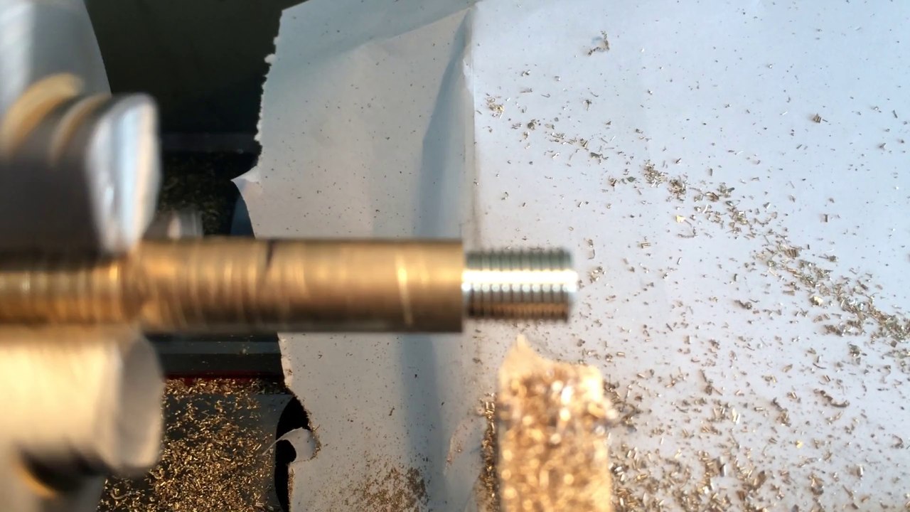 MilizCNC - Tornada Diş Çekme çevrimi ve Taret değiştirme / Lathe Threading with Mach3 Turn and Turret changer