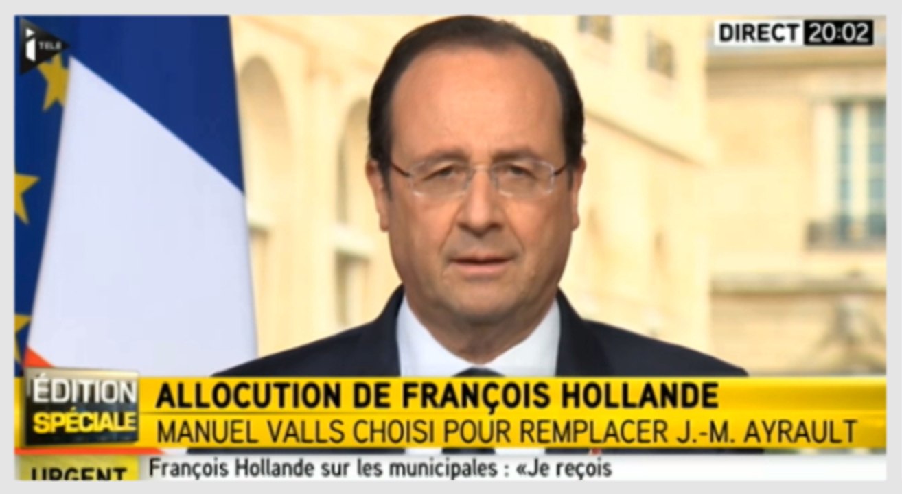 Avec Valls, Hollande promet un "gouvernement de combat"