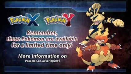 Pokémon X - Pokémon Y Magmar and Electabuzz Trailer