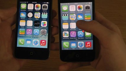 iPhone 4S iOS 7.1 Final vs. iPhone 4 iOS 7.1 Final - Comparison Review