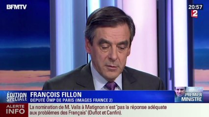 "Le choix du Premier ministre n'est pas très important", selon Fillon