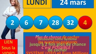 Numero gagnant loto lundi 31 mars