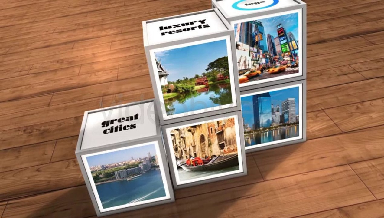 Nice 3D Cubes for Photos Presentation