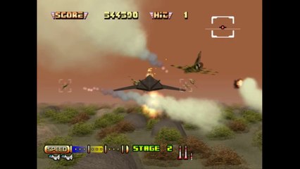 After Burner HD on PCSX2 Emulator (Sega Ages 2500 vol 10) part2