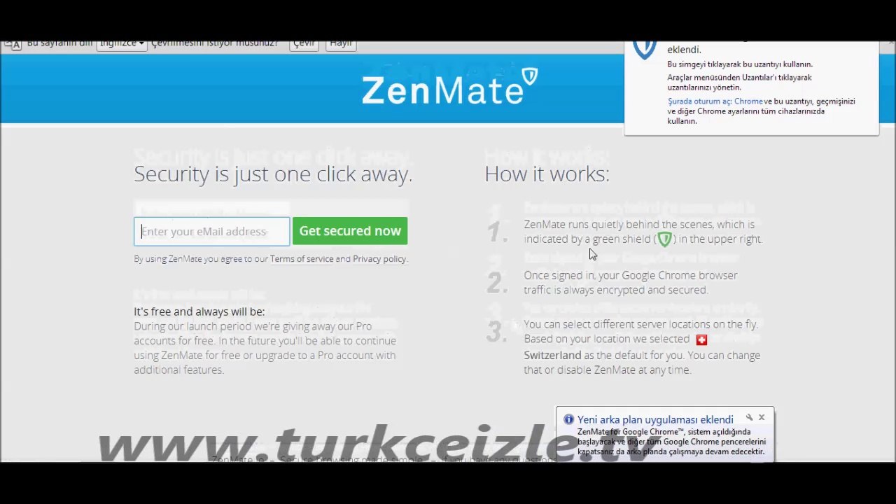 Dns Değiştirmeden Youtube videolarını izleme TURKCEİZLE.TV