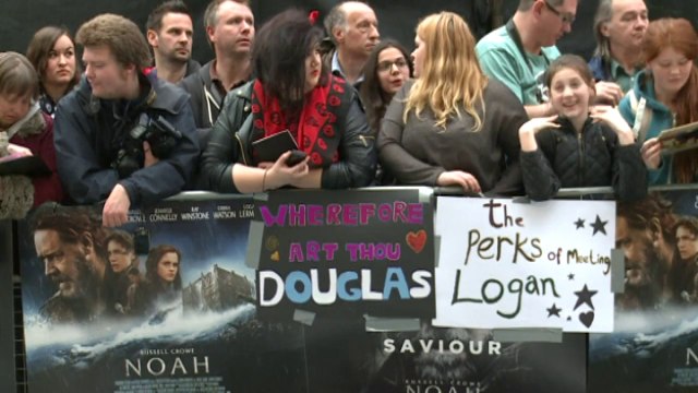 Douglas Booth on snogging Emma Watson