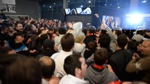 Supporters Vardar Skopje Handball à l'aéroport