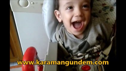 Karaman'da Ak Parti denince gülen bebek