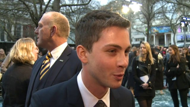 Logan Lerman on female attention at Noah premiere