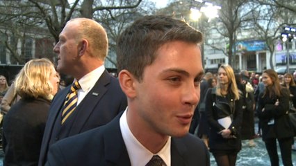 Logan Lerman on female attention at Noah premiere