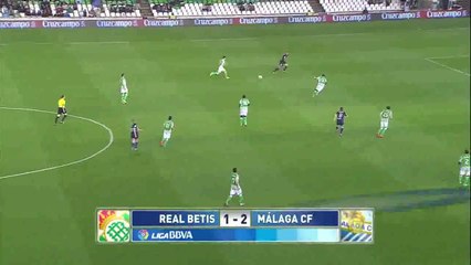 Betis 1  Málaga 2