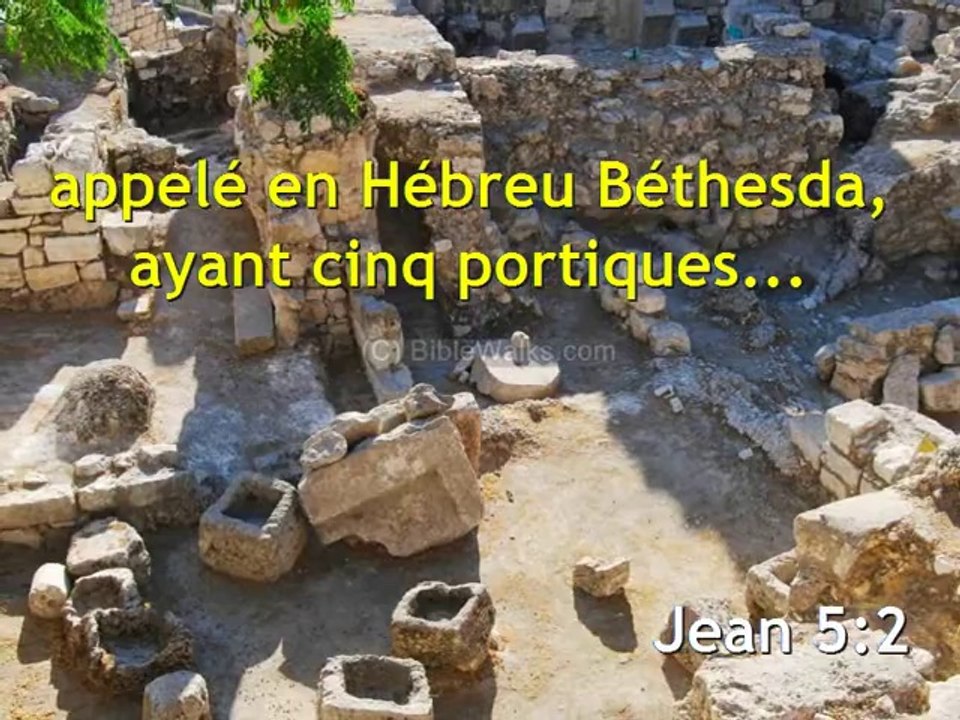 No 10 Le Réservoir d'eau de Béthesda à Jérusalem