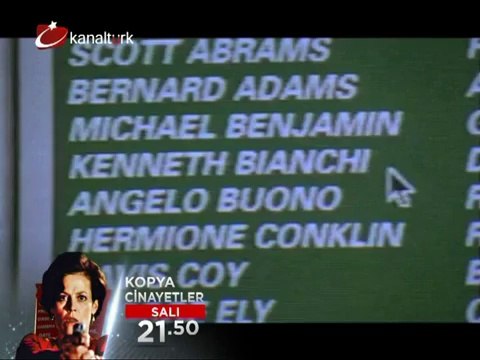 KOPYA CİNAYETLER 2 Ekim Salı akşamı saat 21:50'de Kanaltürk Sinema kuşağında...